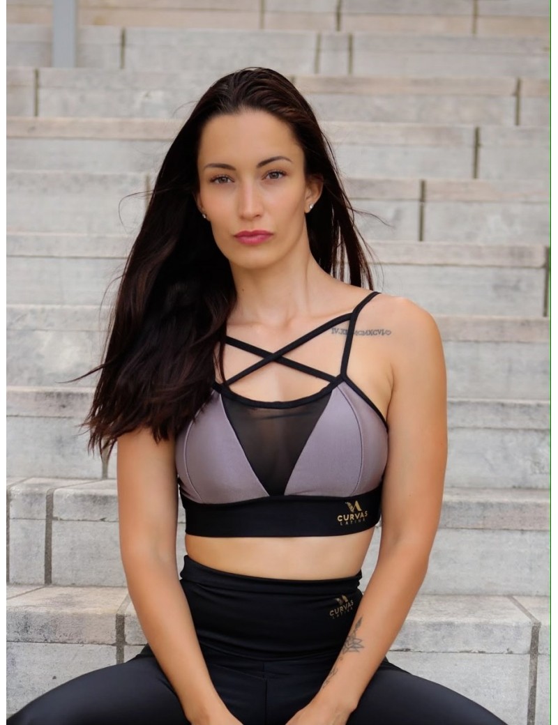 Sports Bras for Women Workout Strappy Backless Bra Camisa