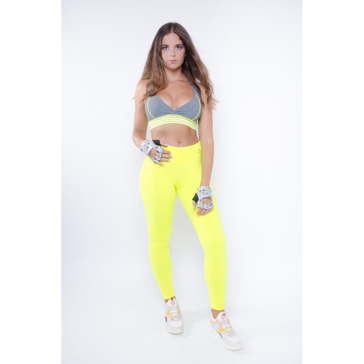 Leggings Caribe - Amarillo Fluo